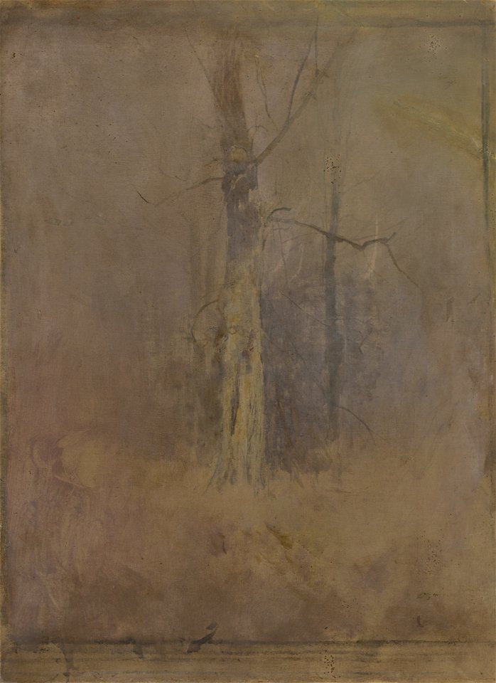 Ladislav Mednyánszky - Grey Mood with a Dry Tree - O 4939 - Slovak National Gallery