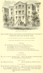 Ladies' Union Aid Society of the M. E. Church, New York, Valentine's Manual
