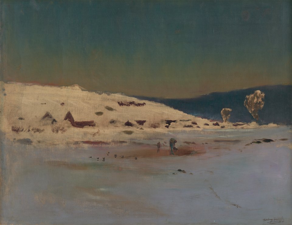 Ladislav Mednyánszky - Zimná krajina - O 674 - East Slovak Gallery