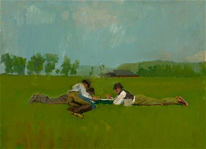 Ladislav Mednyánszky - Odpočívajúci parobci - O 2923 - Slovak National Gallery