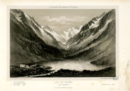 Lac de Gaube (près Cauterets) - Fonds Ancely - B315556101 A GORSE 3 022