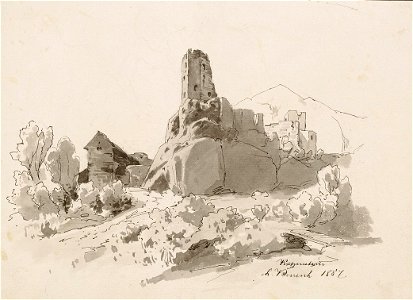 Ladislav Benesch - Razvaline gradu Kamen pri Begunjah II