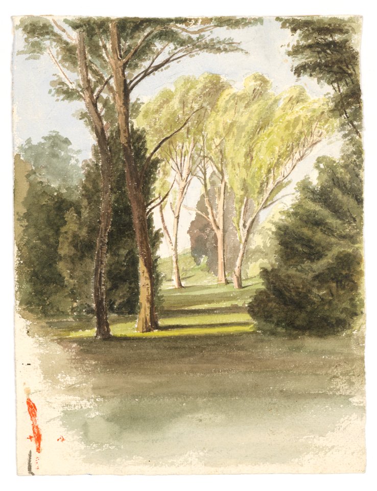 Ladislav Mednyánszky - Trees in a Park - K 4279 - Slovak National Gallery