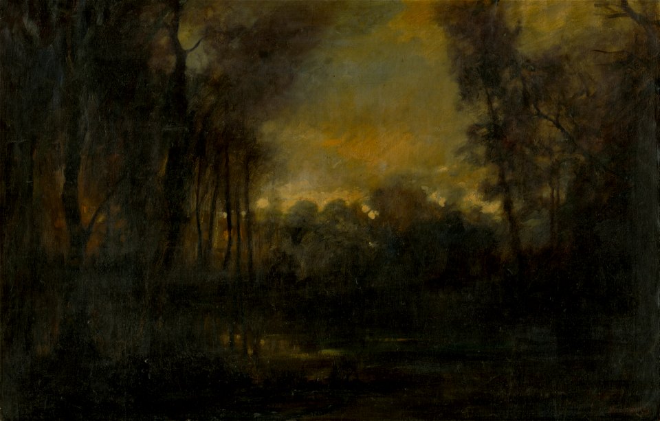 Ladislav Mednyánszky - Swampy Landscape - O 2901 - Slovak National Gallery