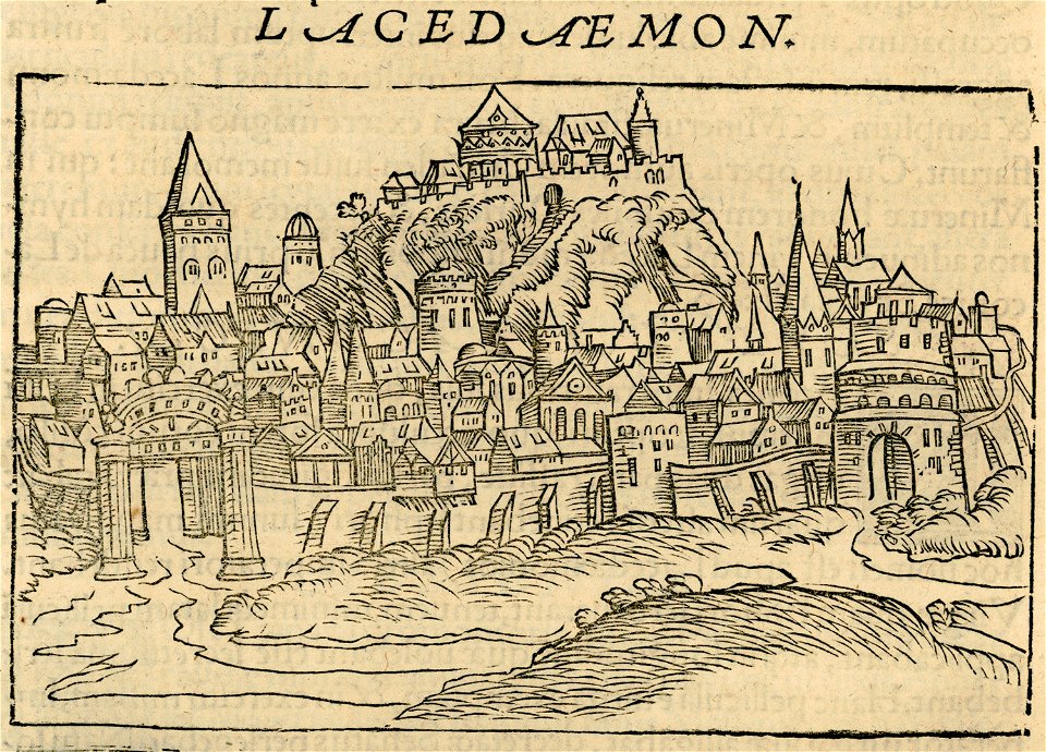 Lacedaemon - Gerbelius Nicolas - 1545