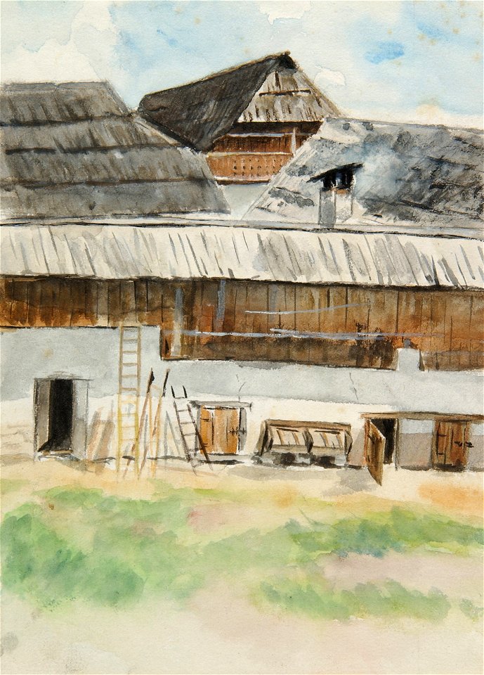 Ladislav Benesch - Pogled na domačijo