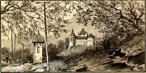 Ladislav Benesch - Pogled na škofjeloški grad