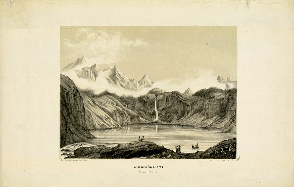 Lac de Séculéjo ou d'Oo, près Luchon (Haute Garonne) - Fonds Ancely - B315556101 A LATOUR 015