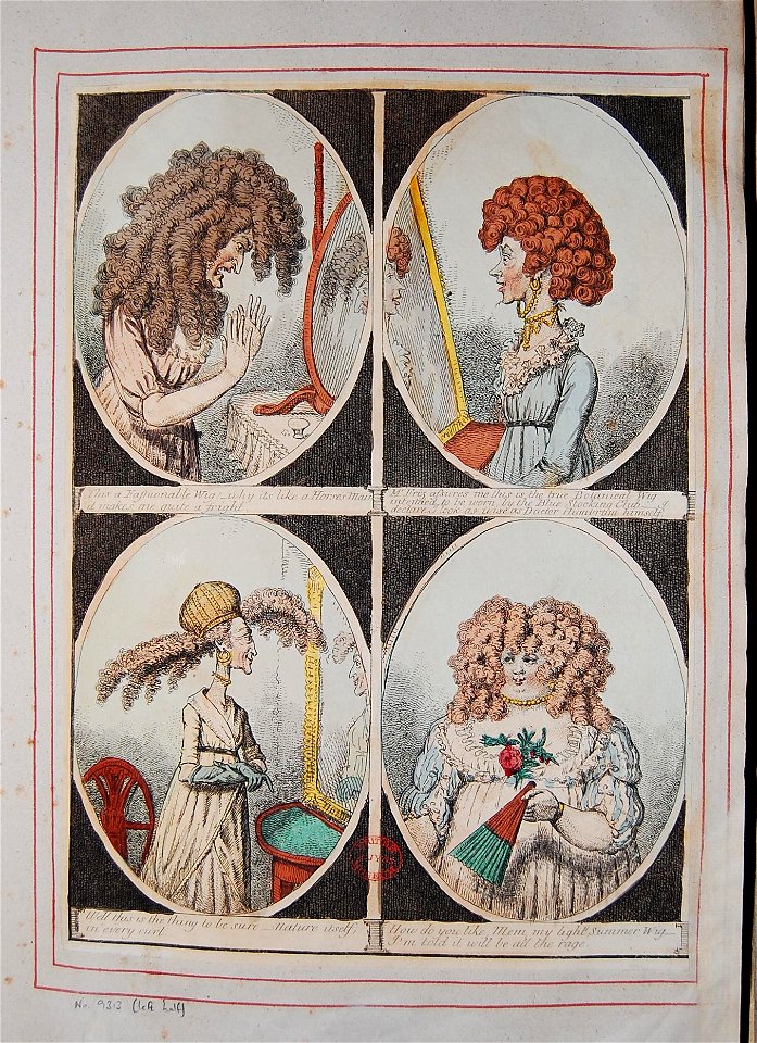 Ladies Wigs! (BM 1935,0522.7.56-57 1)