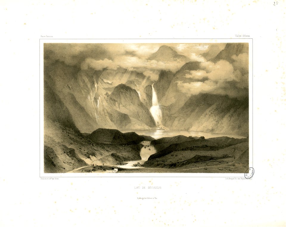 Lac de Séculéjo (i.e. Oô) (Haute-Garonne-Vallée d'Astos) - Fonds Ancely - B315556101 A GORSE 9 027