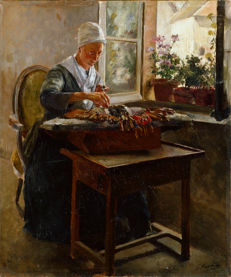 Lacemaker, by Georg Pauli