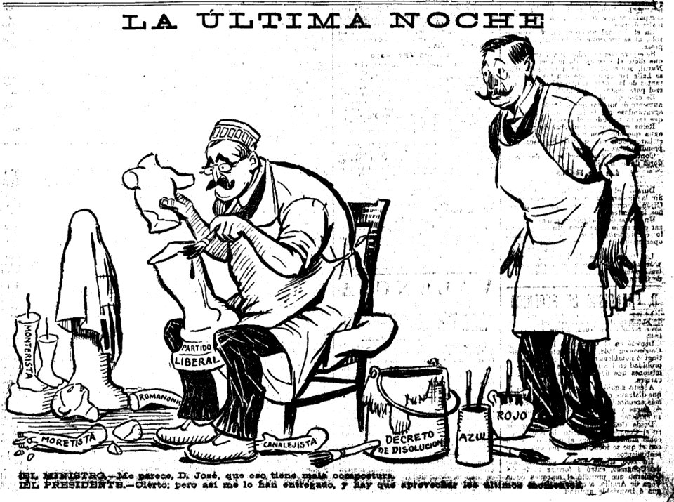 La última noche, de Tovar, El Liberal, 15 de abril de 1910