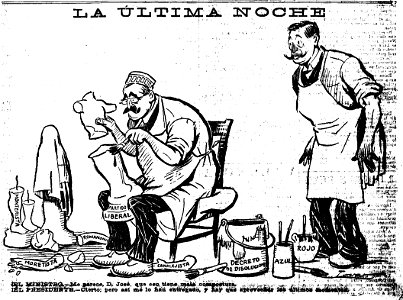 La última noche, de Tovar, El Liberal, 15 de abril de 1910