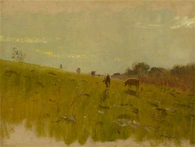 Ladislav Mednyánszky - To the Pasture - O 2135 - Slovak National Gallery