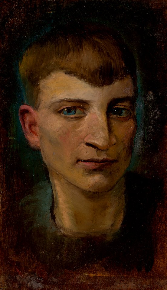 Ladislav Mednyánszky - Head of Emaciated Boy - O 4969 - Slovak National Gallery