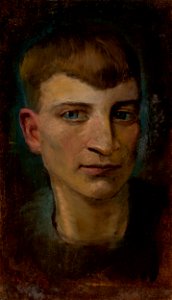 Ladislav Mednyánszky - Head of Emaciated Boy - O 4969 - Slovak National Gallery