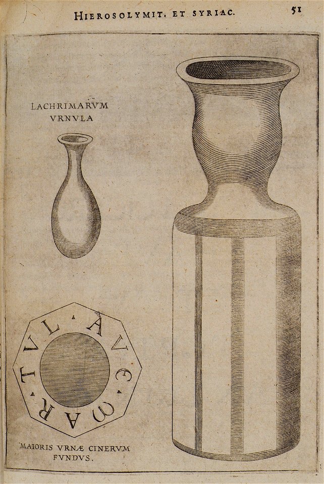 Lachrimarum urnula Maioris urnae cinerum fundus - Cootwijck Johannes Van - 1619