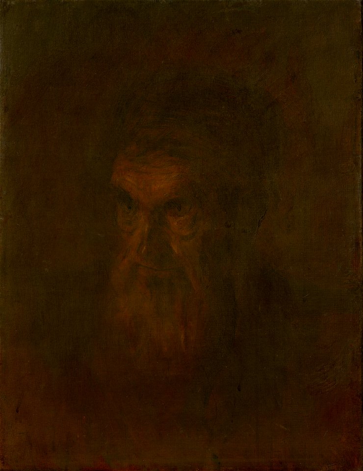 Ladislav Mednyánszky - Head Study of an Old Man - O 4980 - Slovak National Gallery