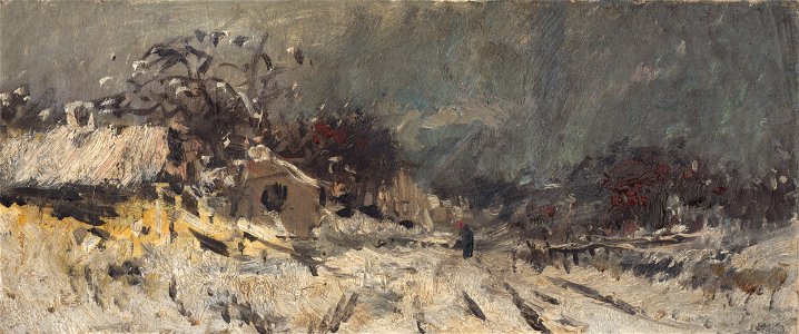 Ladislav Mednyánszky - Zimná búrka - O 6762 - Slovak National Gallery