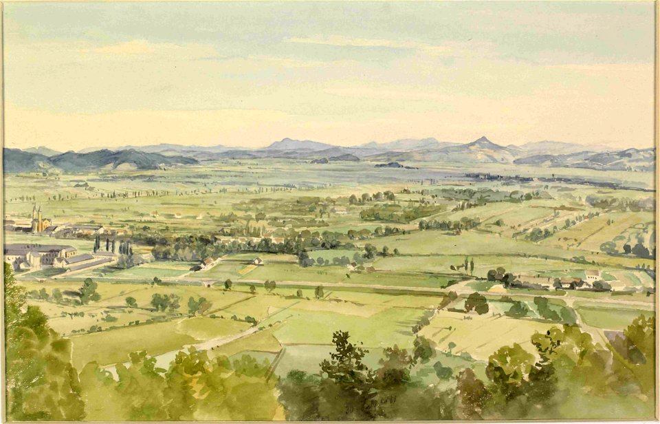 Ladislav Benesch - Ljubljansko barje z Rožnika
