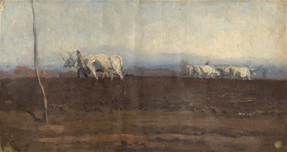 Ladislav Mednyánszky - Oranie pod Tatrami - O 6761 - Slovak National Gallery