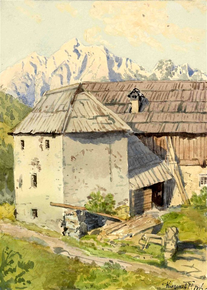 Ladislav Benesch - Podkoren s Ponco v ozadju