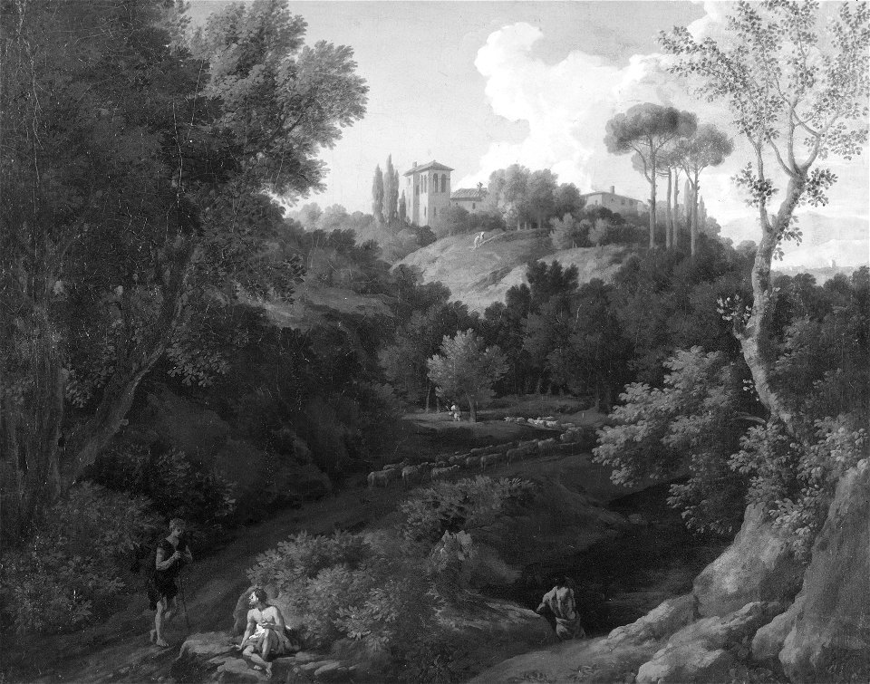 Landscape with a Monastery (Jan Frans van Bloemen) - Nationalmuseum - 17283