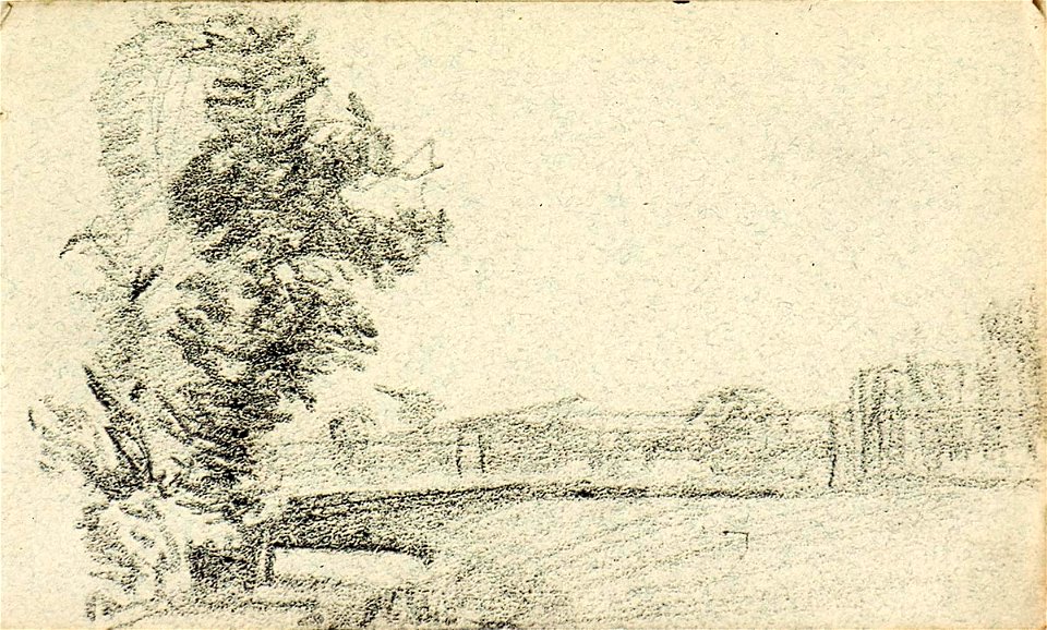 Landscape with a Tree by Theo van Doesburg Centraal Museum AB4538