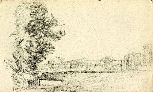 Landscape with a Tree by Theo van Doesburg Centraal Museum AB4538