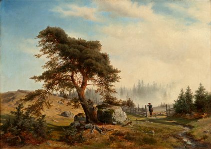 Landscape with Hunters (Wilhelm von Mörner) - Nationalmuseum - 23338