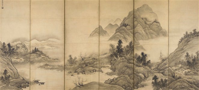 Landscape byobu by Sesshu (Freer).jpg2