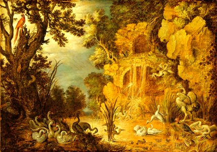 Landscape with Animals by Roelant Savery Museum of Fine Arts (Budapest) 5550