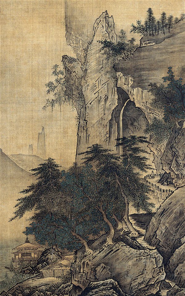 Landscape of the Four Seasons (Summer) by Sesshu