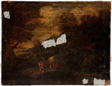 Landscape with a Ruin - Nationalmuseum - 17111. Free illustration for personal and commercial use.