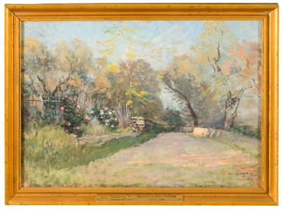 Landscape near Antibes. Study (Alfred Wahlberg) - Nationalmuseum - 20760