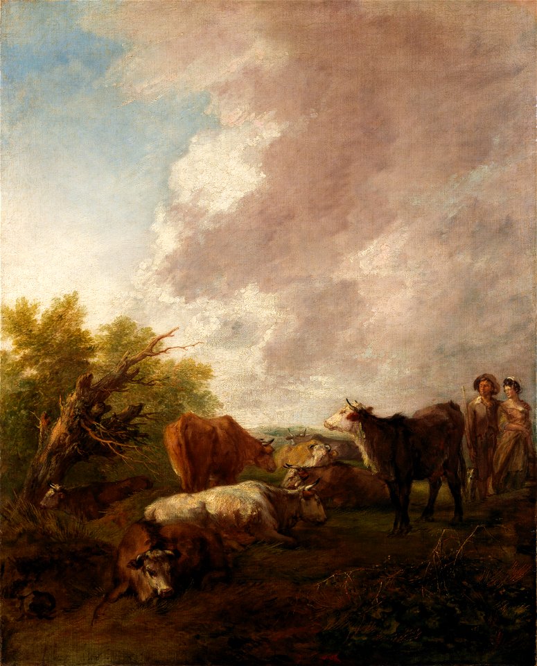 Landscape with Cattle P504