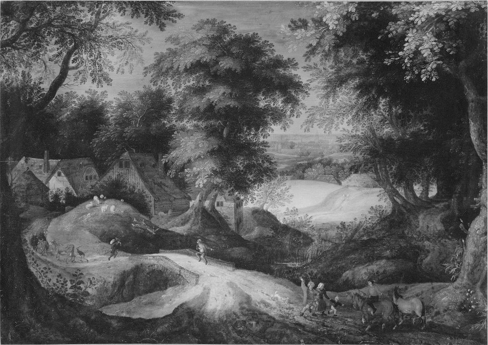 Landscape with a Farm (Pieter Bruegel d.y.) - Nationalmuseum - 17371