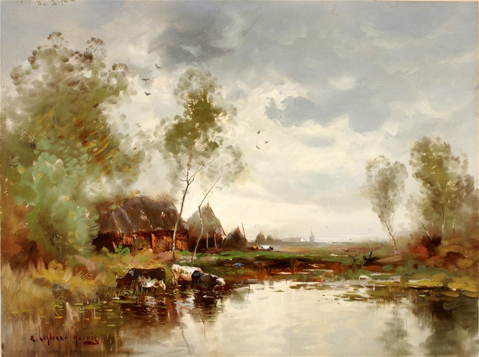 Landscape with Windmill SAAM-1933.4.12 1