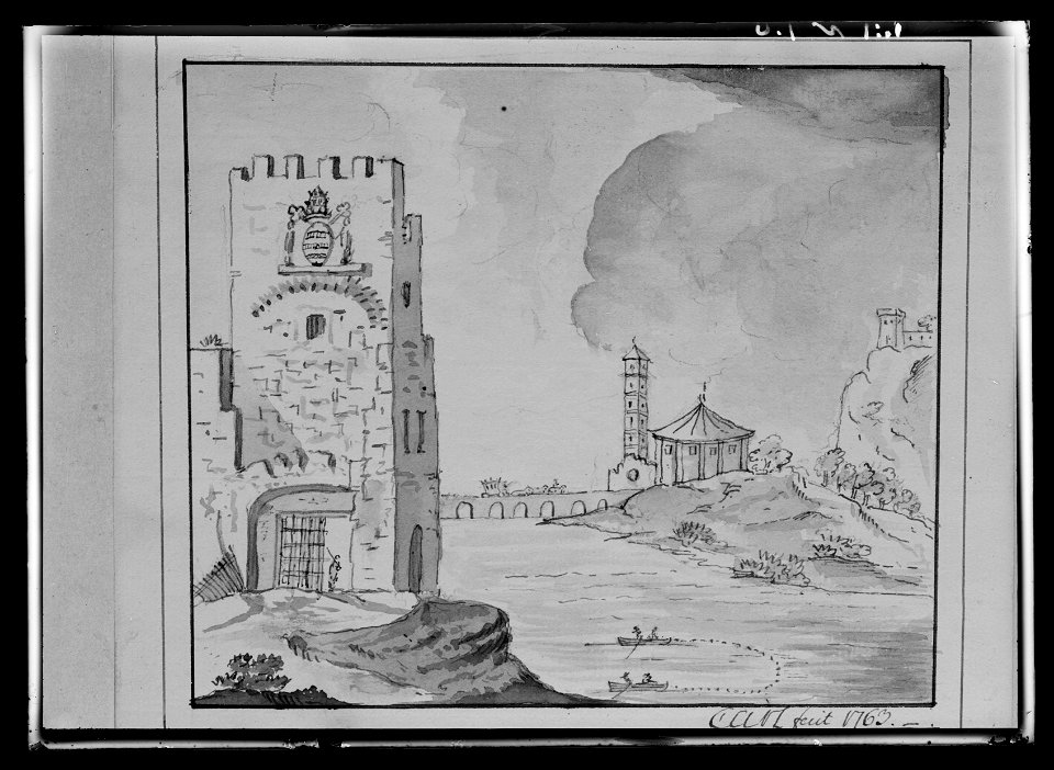 Landskapsteckning av Karl XIII - Livrustkammaren - 1386
