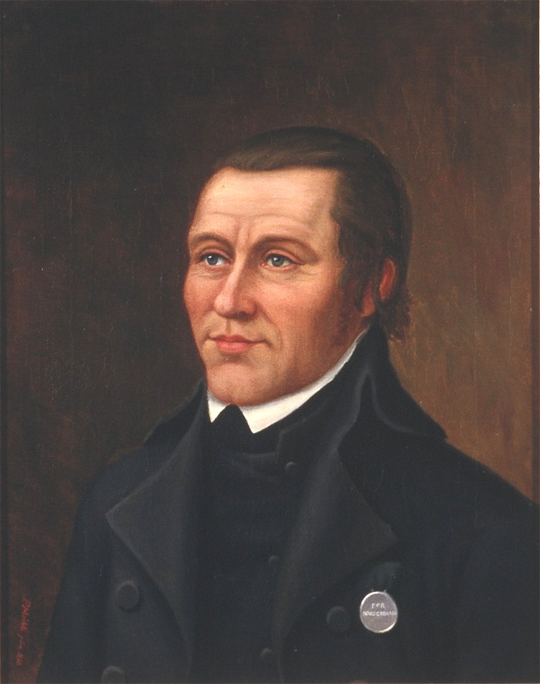 Lars Larsen Forsæth malt av Christopher Pritzier Meidell - Eidsvoll 1814 - EM.01369 - crop