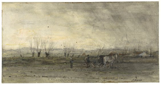 Landschap met ploegende boer Rijksmuseum SK-A-3683