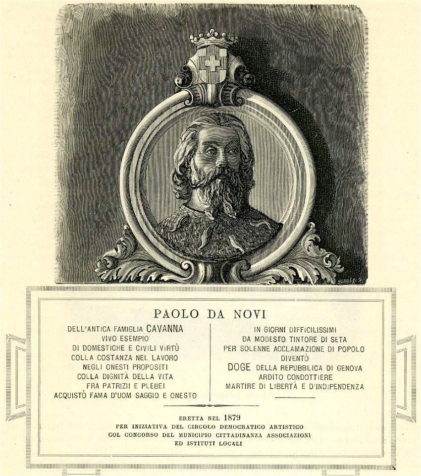 Lapide a Paolo da Novi