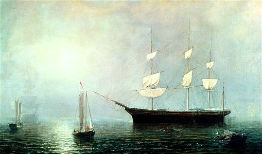 Fitz Henry Lane - Ship Starlight (ca.1855)