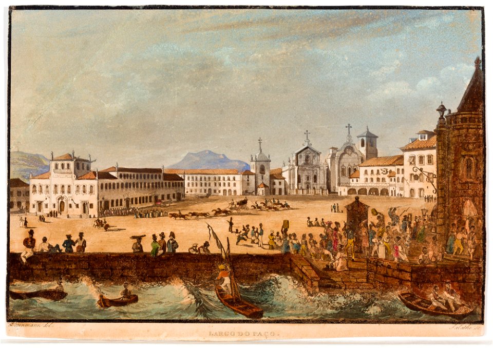 Largo do Paço (4), da Coleção Brasiliana Iconográfica
