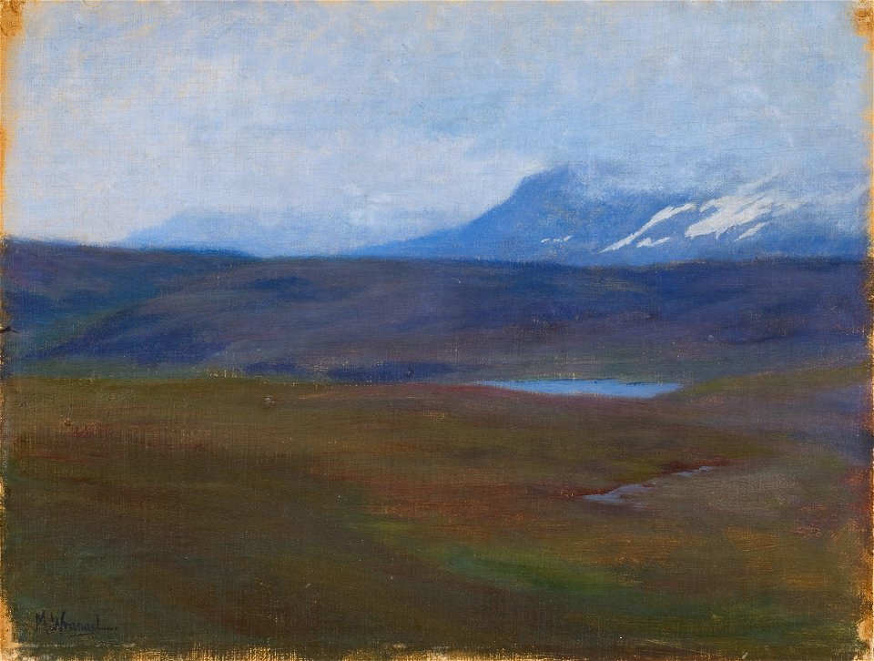 Landskap från Åre (Maria Wrangel) - Nationalmuseum - 117890