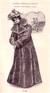 Lanpher Furs Automobile coat lady Opossum