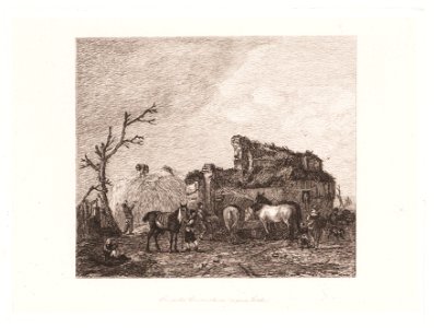 Landschap met ruïne, objectnr A 15392