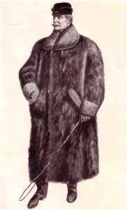 Lanpher Furs Black Chinese Dog Coat (crop)
