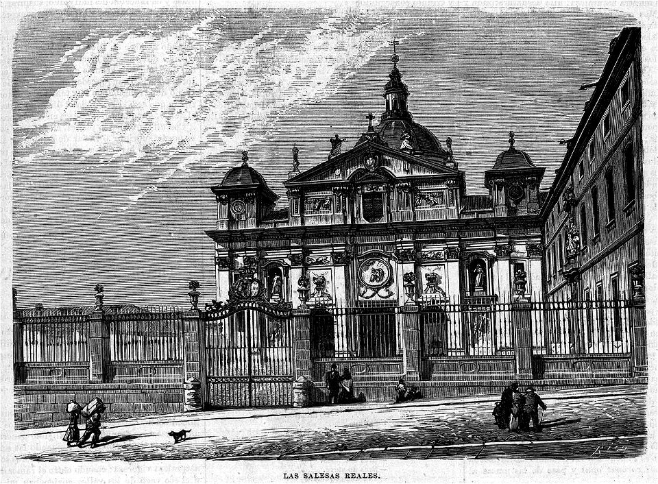 Las Salesas Reales, en La Ilustración de Madrid