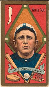 Lange, Chicago White Sox, baseball card portrait LCCN2008677434